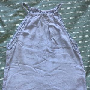 Blue Sleeveless Top